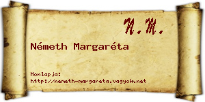 Németh Margaréta névjegykártya